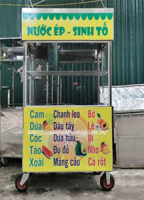 xe đẩy nước ép sinh tố