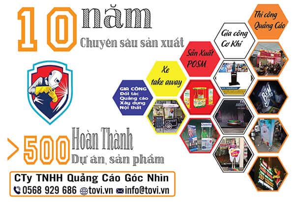 TOP Xưởng sản xuất xe đẩy bán hàng uy tín tại Sài Gòn