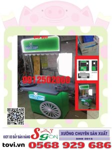 xe booth bán hàng gấp gọn