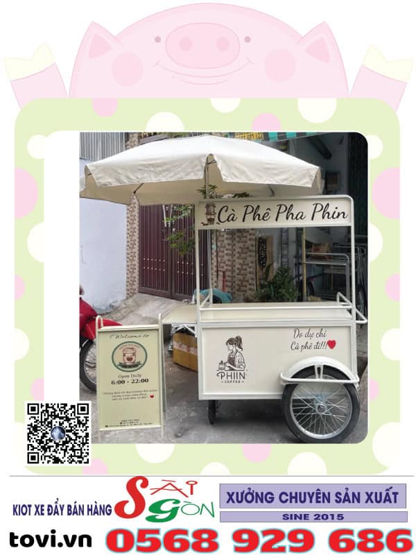 Xe đẩy bán hàng tphcm